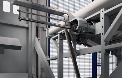 Film Clamping and cutting unit