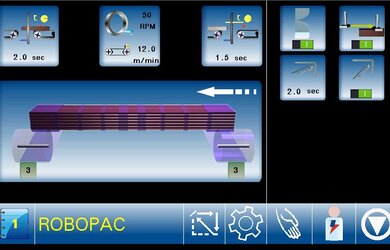 Touch screen control panel