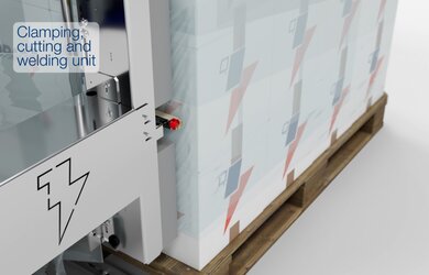 Unidad de corte y soldadura de sujeción