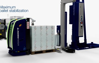 máxima estabilización de palés